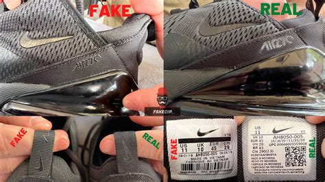 shoe real vs fake 270 nike|nike 270 real vs real.